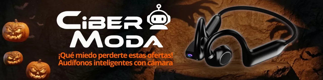 Banner CiberModa Audifonos con camara