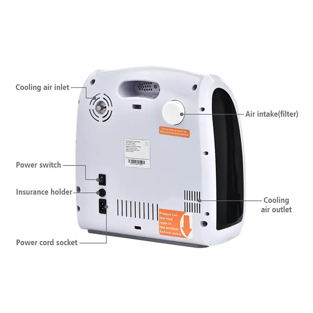 Concentrador Oxigeno Household Reverso