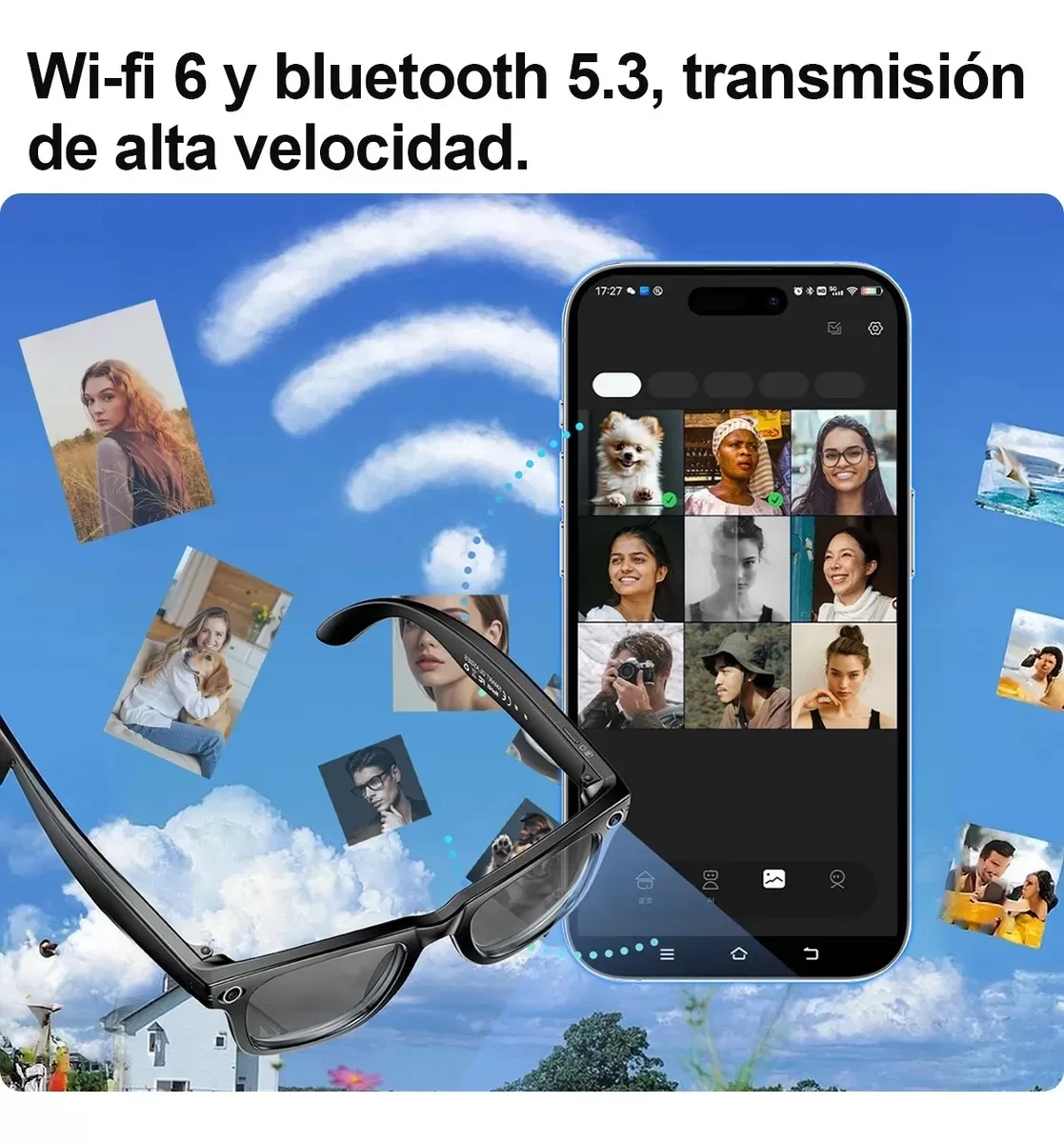 D NQ NP 2 X 989347 MLM91800315441 092025 F gafas inteligentes con ai y camara 1080p llamadas bluetoot