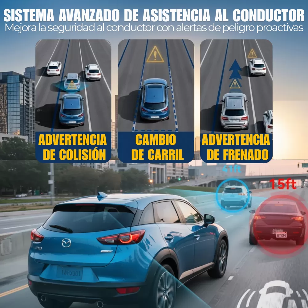Dashcam 4k azul 3