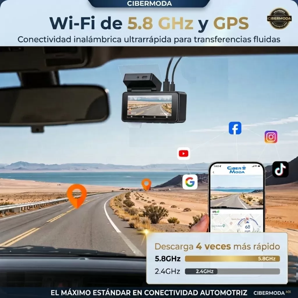 Dashcam azul