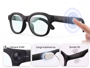 Lentes Inteligentes Camara 12 MP Estabilizador EIS