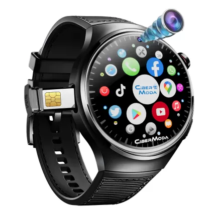 Smartwatch 4G Android Elegante R2 Con 2 Cámaras WiFi