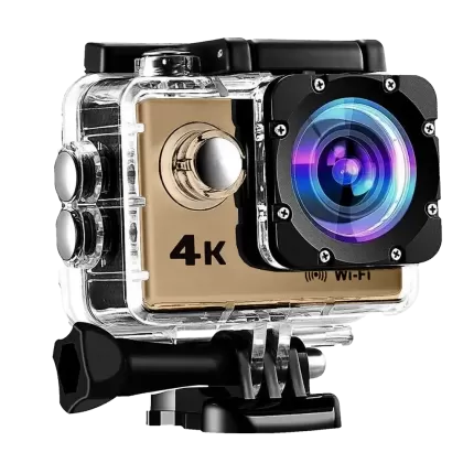 Camara Deportiva 4K Dorado