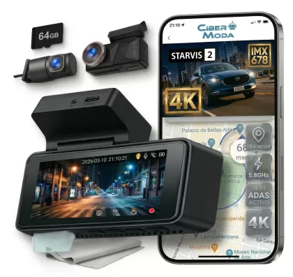 Dashcam 4K Real 2026 Starvis 2 IMX168 Adas